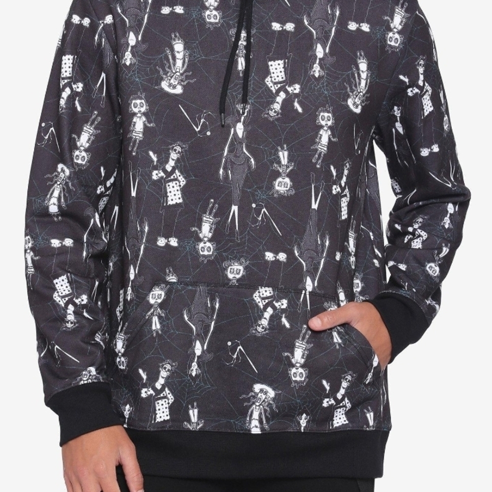 Coraline Button Eyes Ghost Children Web Hoodie In Men’s large